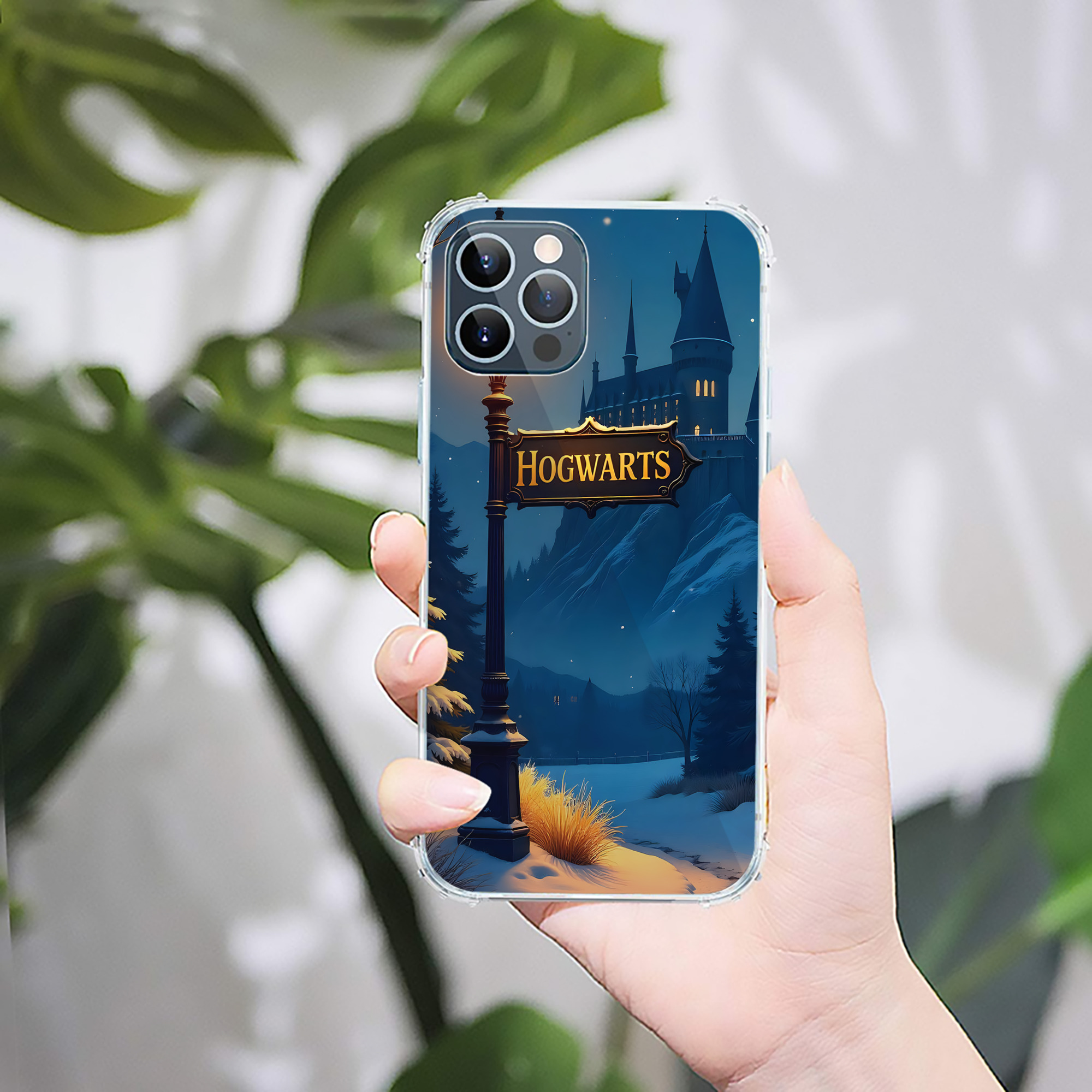 （画像用） Harry Potter ハリー・ポッターシリーズ 【iPhone 12シリーズ対応】透明スマホケース（クリアソフトケース）